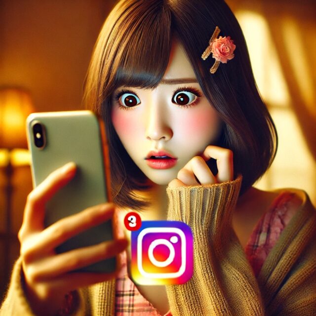 Instagramの初期アイコンが吐いている顔文字に変わる不具合について