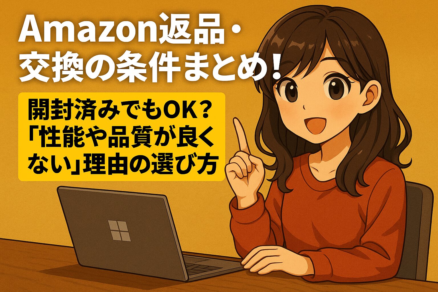 Amazon返品・交換の条件まとめ！開封済みでもOK？「性能や品質が良くない」理由の選び方