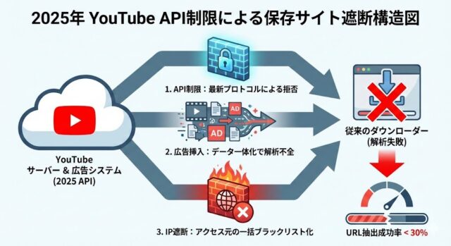 【2025最新】YouTubeが保存できない原因と万能解決策｜仕様変更を突破する「録画」ハイブリッド術