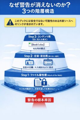 解除しても消えないExcelの「外部ソース警告」を10分で消去する完全ガイド(2025年版)